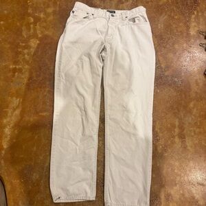 Polo Jeans Company Ralph Lauren White Saturday Jeans Women’s Size 8x31 Vtg 90s